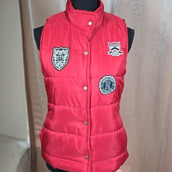 Red Puffer Vest - Picture 1 of 11